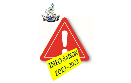 Planning entrainements &quot;mineur&quot; pour la saison 2021-2022