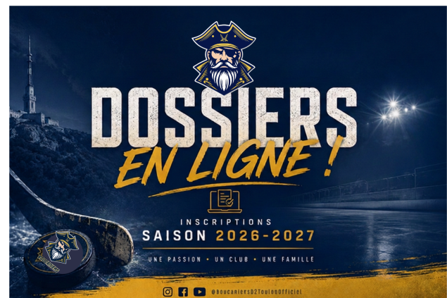Dossier d'inscription saison 2026/2027